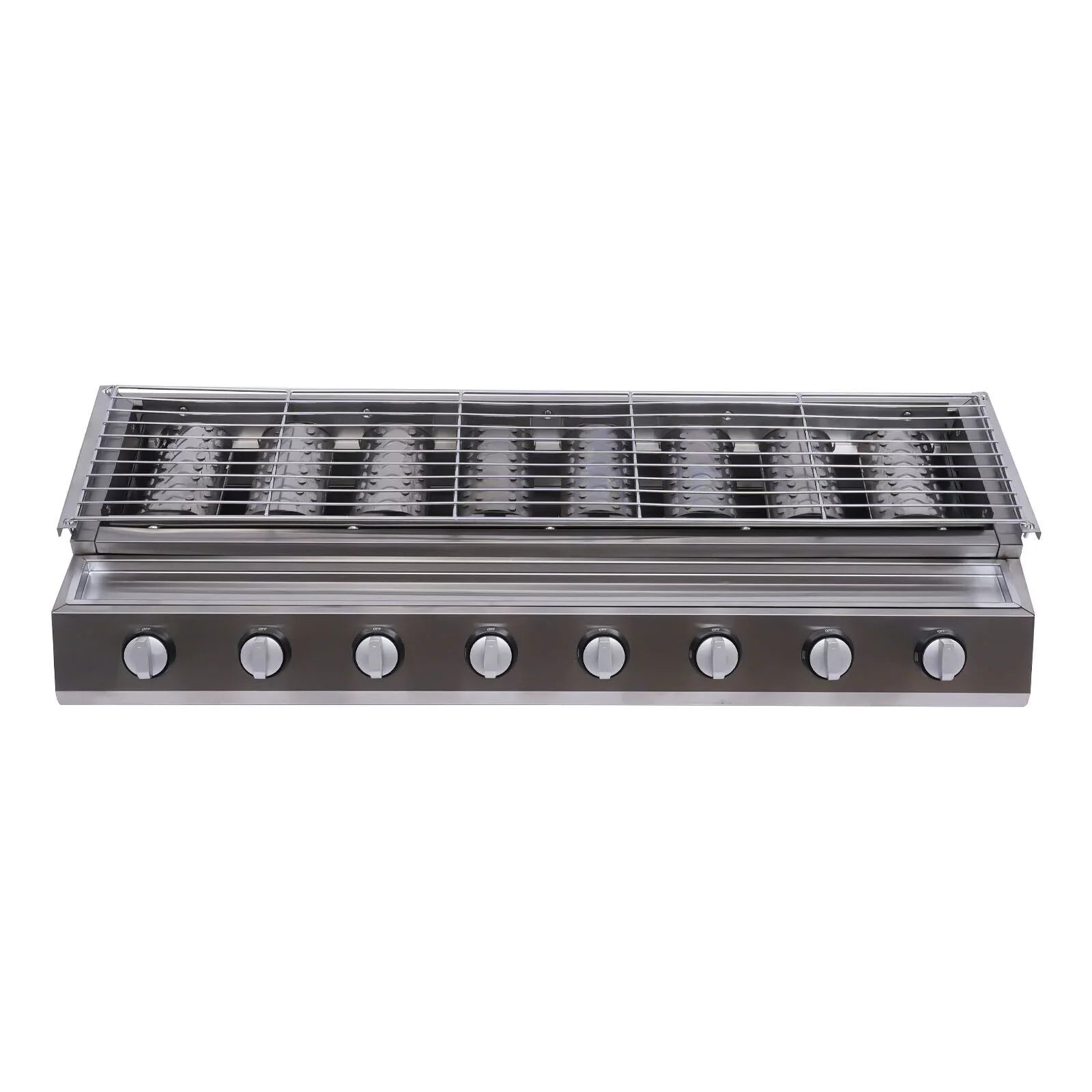 Large Gas Grill Outdoor Party 8 Burner BBQ Grill Commercial Adjustable Height Gas Grill