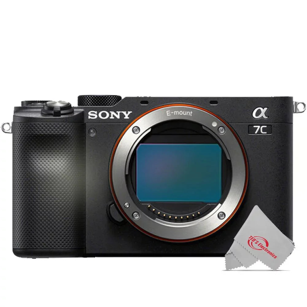 Sony Alpha a7C 24.2MP Built-In Wi-Fi Mirrorless Digital Camera Black with T* FE 24-70mm f/4 ZA OSS Lens
