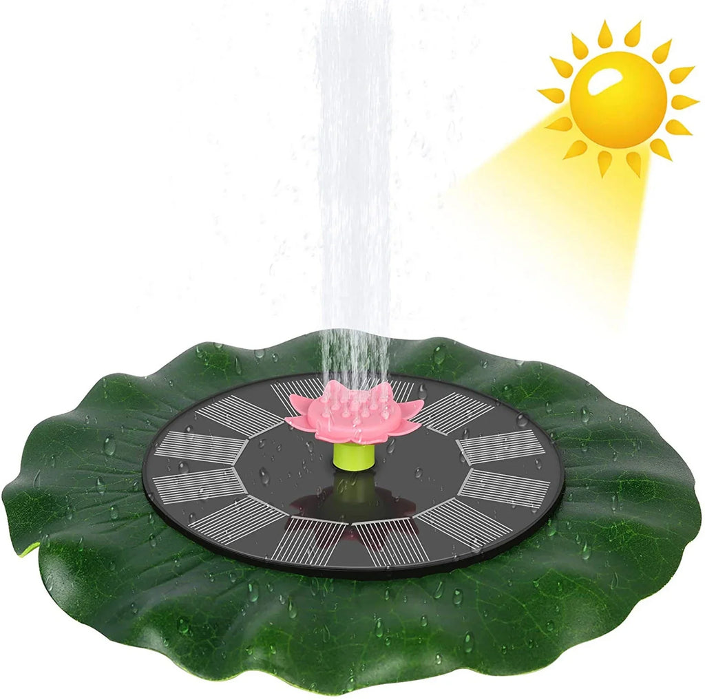 Imitation Sun Flower Solar Fountains For Garden Swimming Pool Pond Motion Controlled Sprinkler