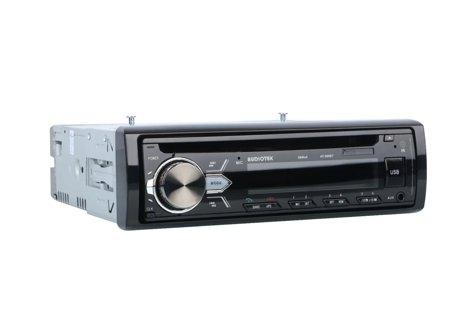 4X Pioneer 6.5" Speakers + Audiotek 1-Din Car Audio Bluetooth CD AM FM Receiver Bundle