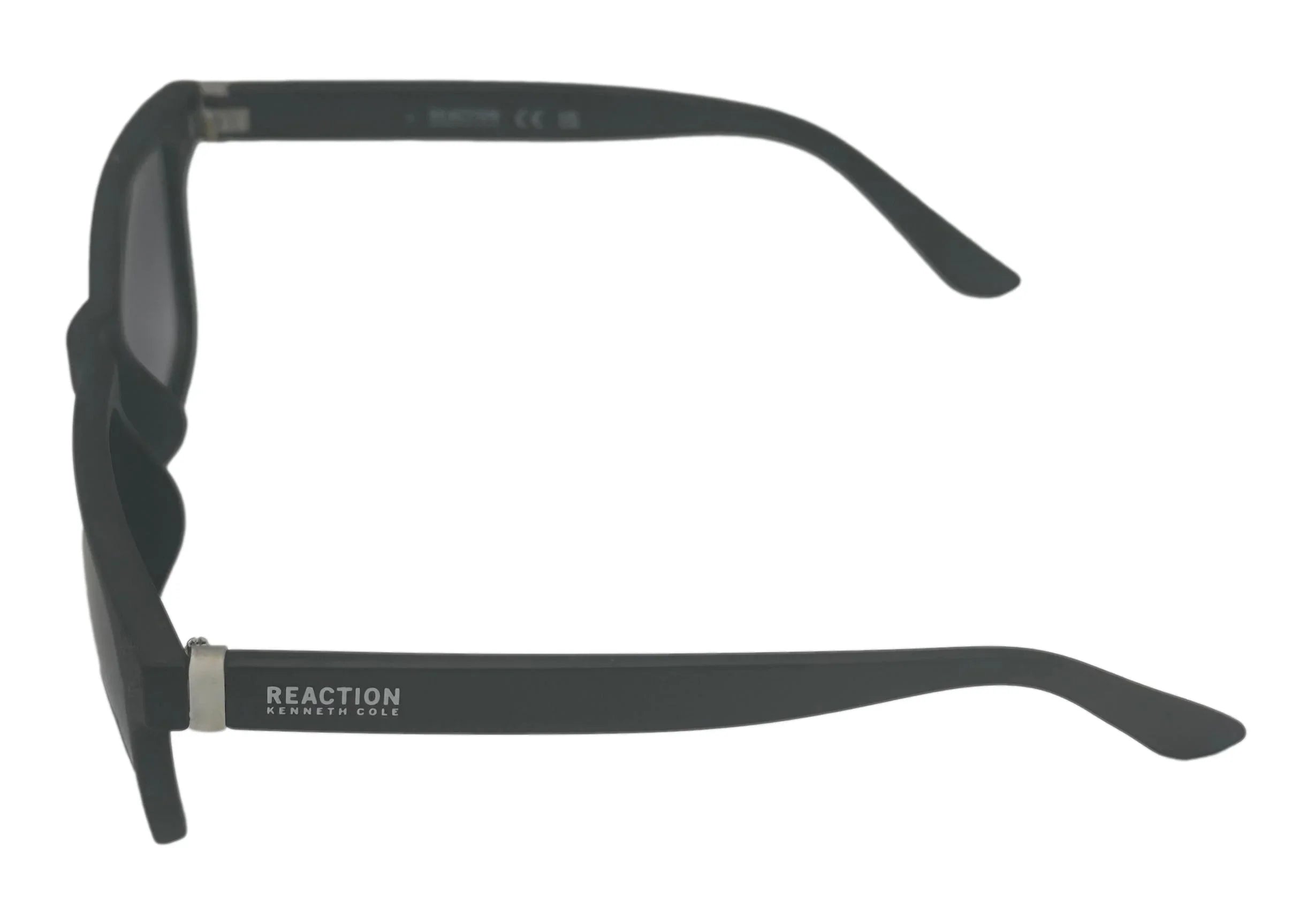 Kenneth Cole Reaction Mens Rectangle Matte Black Sunglass KC1401 2B