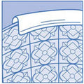 NL107-16 24'' Liner Coping Strips 38 Pack for 24' Round Pool