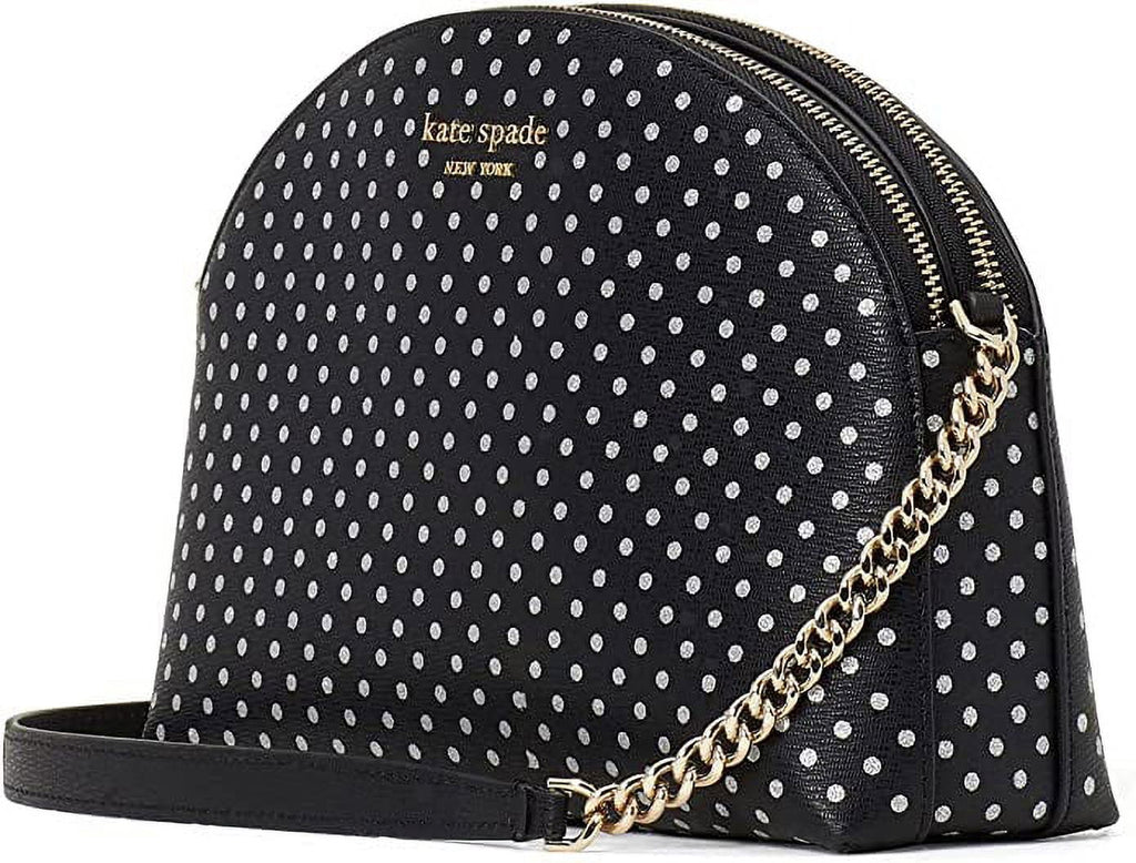 Kate Spade Women's New York Spencer Metallic Dots Double Zip Crossbody Bag