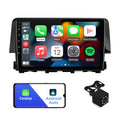 Android 10 Double Din Car Stereo for Honda Civic 2016-2020 with 9 Inch Touchscreen Radio Built-in Wireless Carplay/Android Auto/GPS/Bluetooth/FM/AUX-in/Steering Wheel Control Backup Camera 2+32G