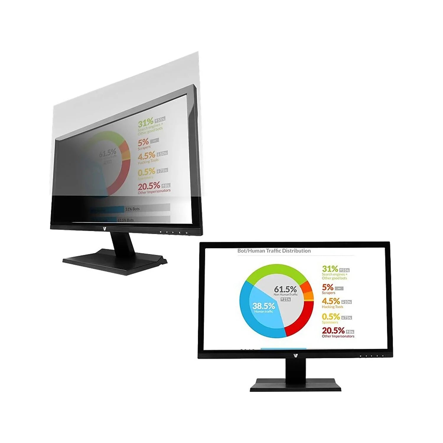 V7 Privacy Filter for Monitor 23" Widescreen PS23.0W9A2-2N