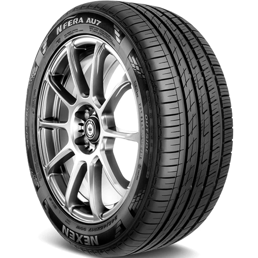 Pair of 2 (TWO) Nexen N'Fera AU7 225/45ZR19 225/45R19 96W XL A/S High Performance Tires Fits: 2014-17 Mazda 6 Grand Touring, 2011-13 INFINITI G37 IPL