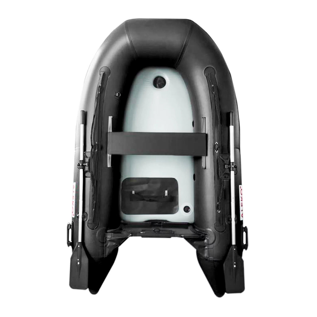 ALEKO Inflatable Air Floor Fishing Vessel - 8.4 Foot - Black