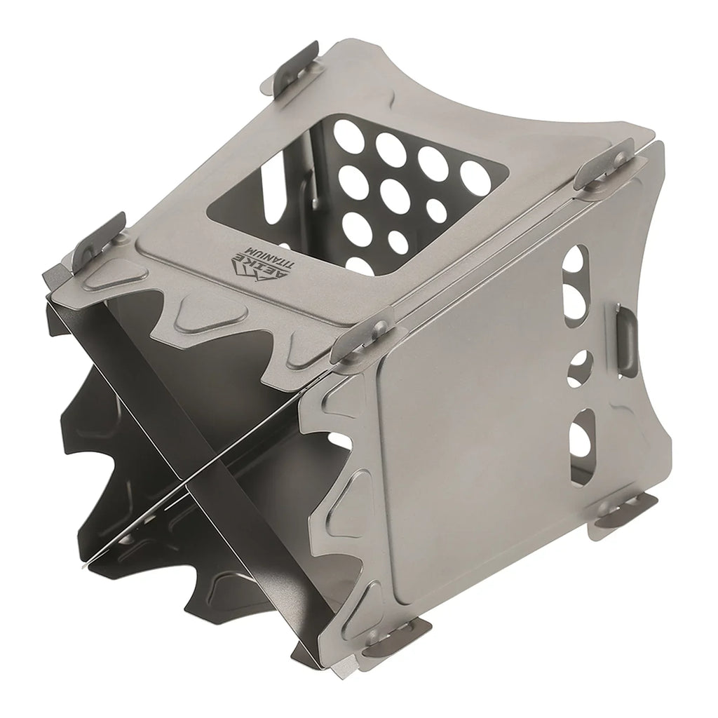 Aeike Wood Burning Backpacking Stove - Portable and Lightweight for Survival Cooking and Picnics - Outdoor Furnace