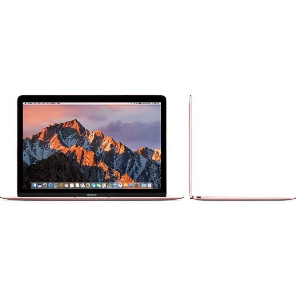 Restored Apple MacBook 12" M3 1.20GHz 8GB RAM 256GB SSD MNYM2LL/A - Rose Gold (Refurbished)