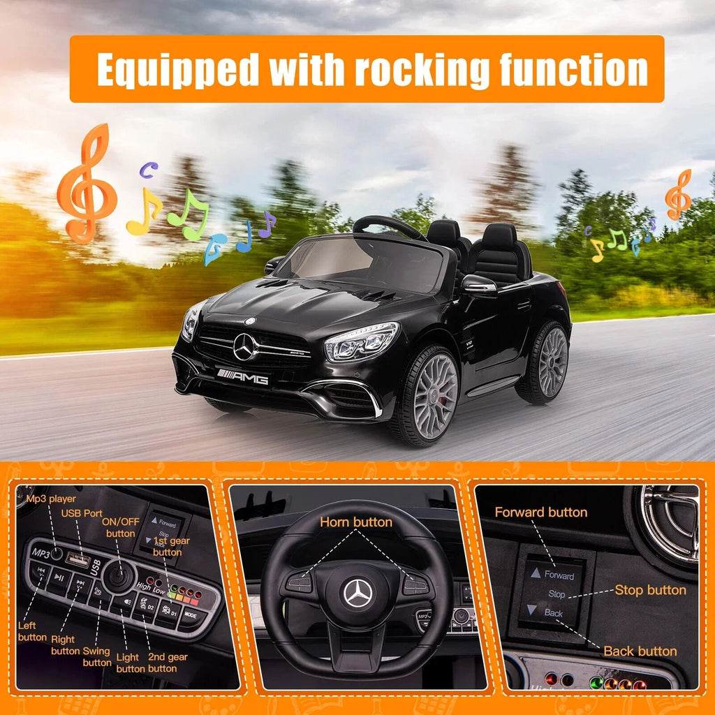 Mercedes Benz AMG SL65 12V Electric Kids Ride On Car with Remote Control - Officially Licensed
