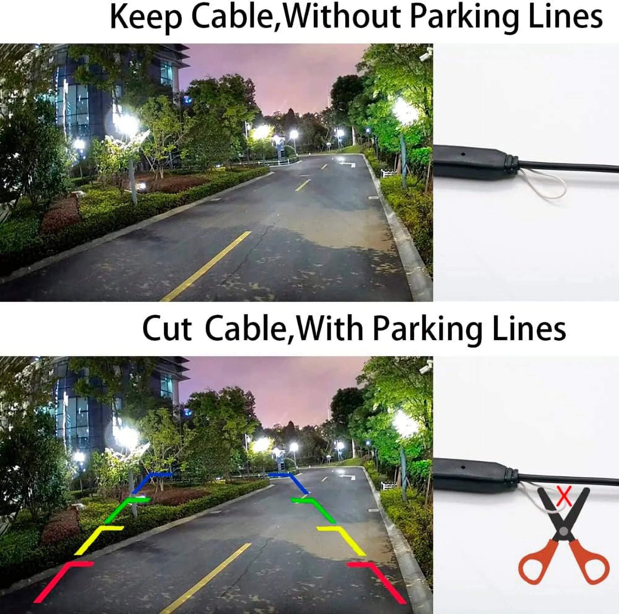 Vlicevrn HD Car Rear View Camera Trunk Handle with Fish Eye Lens Night Vision Backup Parking Camera Waterproof IP68
