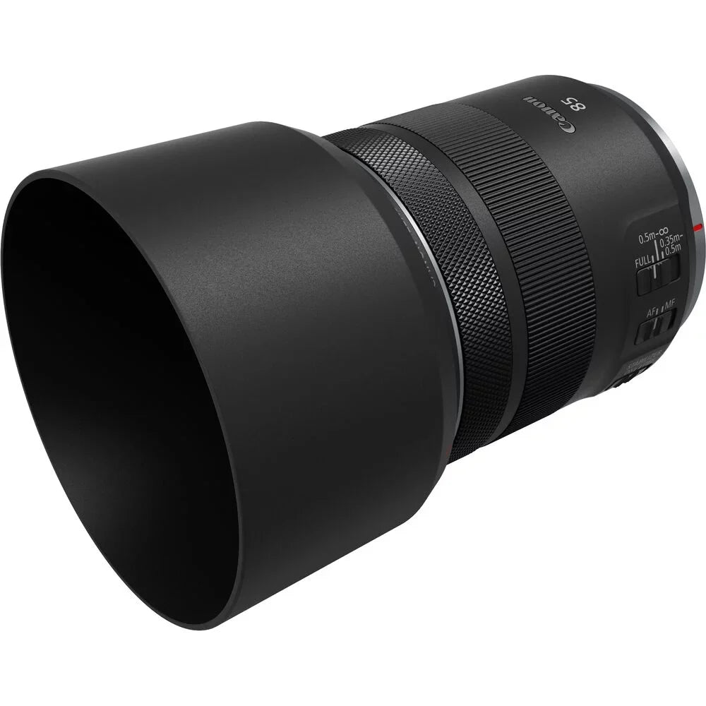 Canon RF 85mm f/2 Macro IS STM Lens (4234C002) + Filter Kit + Lens Pouch + More