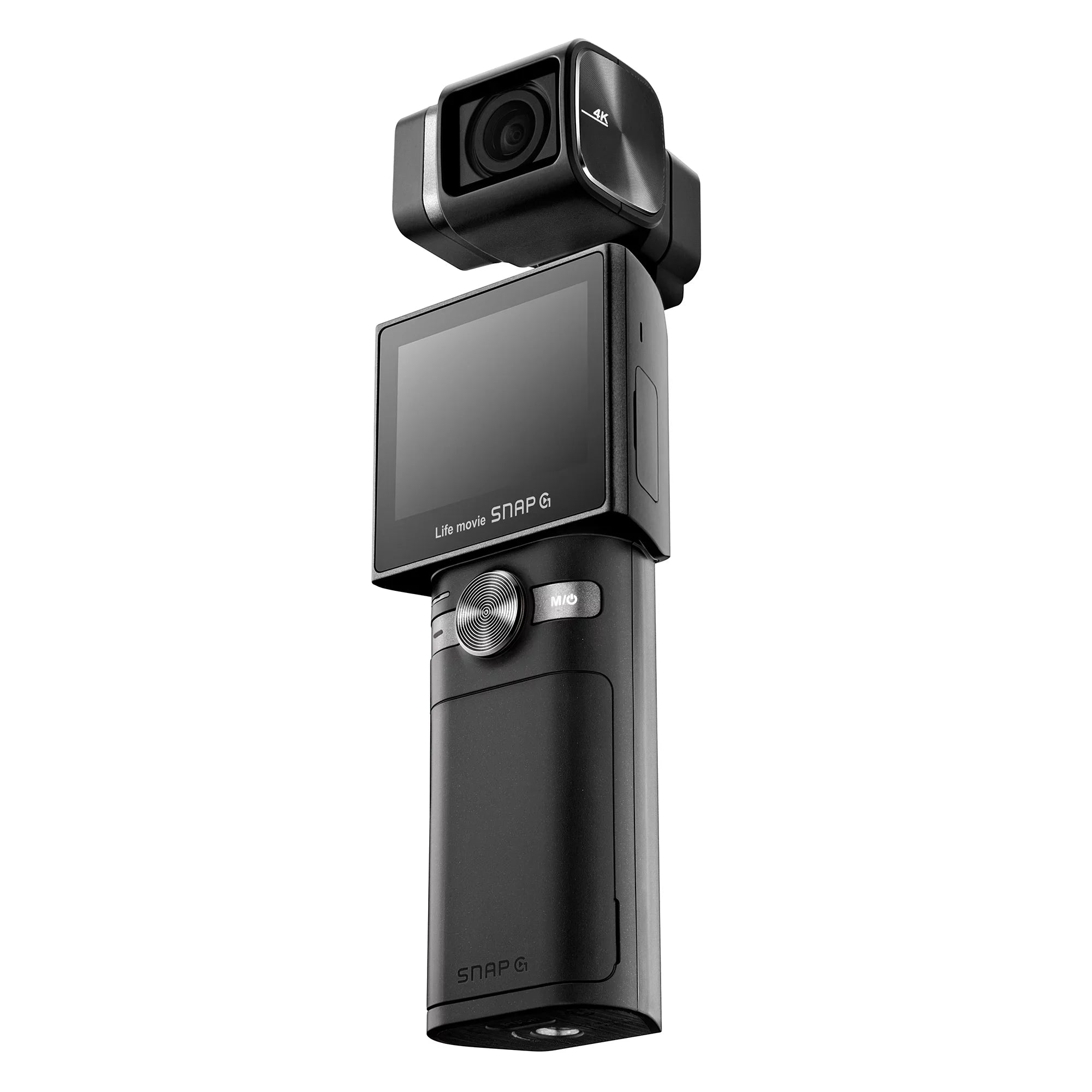 Thinkware SNAP-G Creator Prime Package Handheld 3-Axis Video Gimbal Stabilizer 4K Camera Vlog Influencer 60FPS 133.9° Wide Angle 2" LCD Touchscreen Live Stream Replaceable Battery AI Track Face ID
