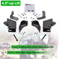 ELITEWILL 4.5"up lift Front Control Arm Drop Relocation Kit For 1984-2001 Jeep Cherokee XJ