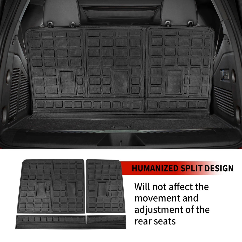 Fit 2021-2023 Chevrolet Tahoe GMC Yukon Rear Trunk Mat Cargo Liner Back Seat Shield Protector Chevy Tahoe Accessories