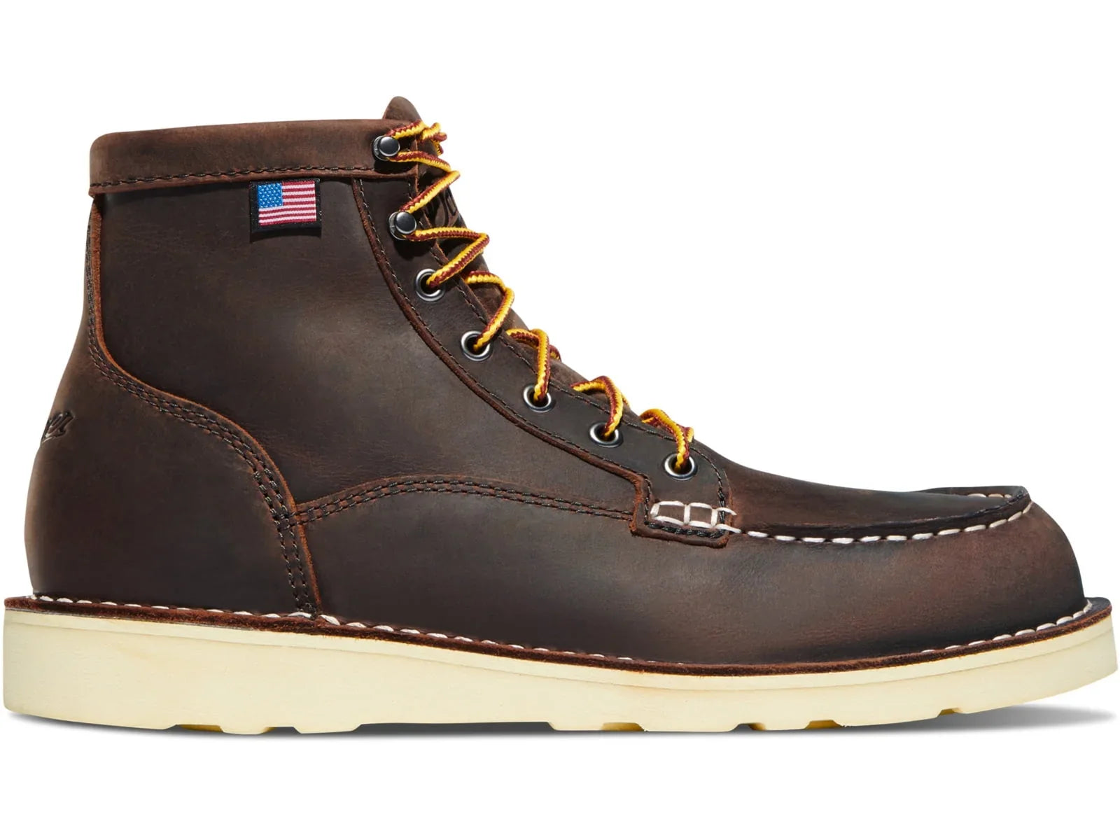 Danner Women's Bull Run Work Boot Steel Toe Brown 8 M US