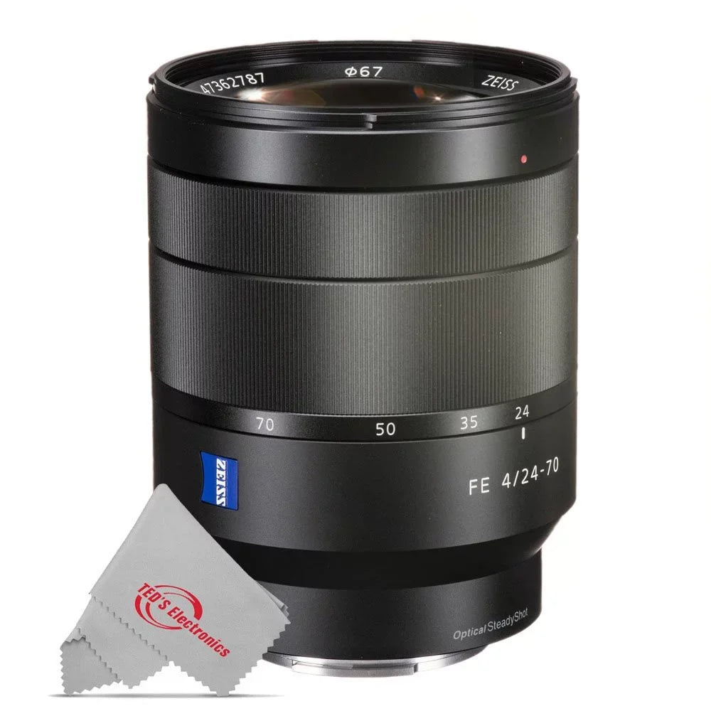 Sony Alpha a7C 24.2MP Built-In Wi-Fi Mirrorless Digital Camera Black with T* FE 24-70mm f/4 ZA OSS Lens