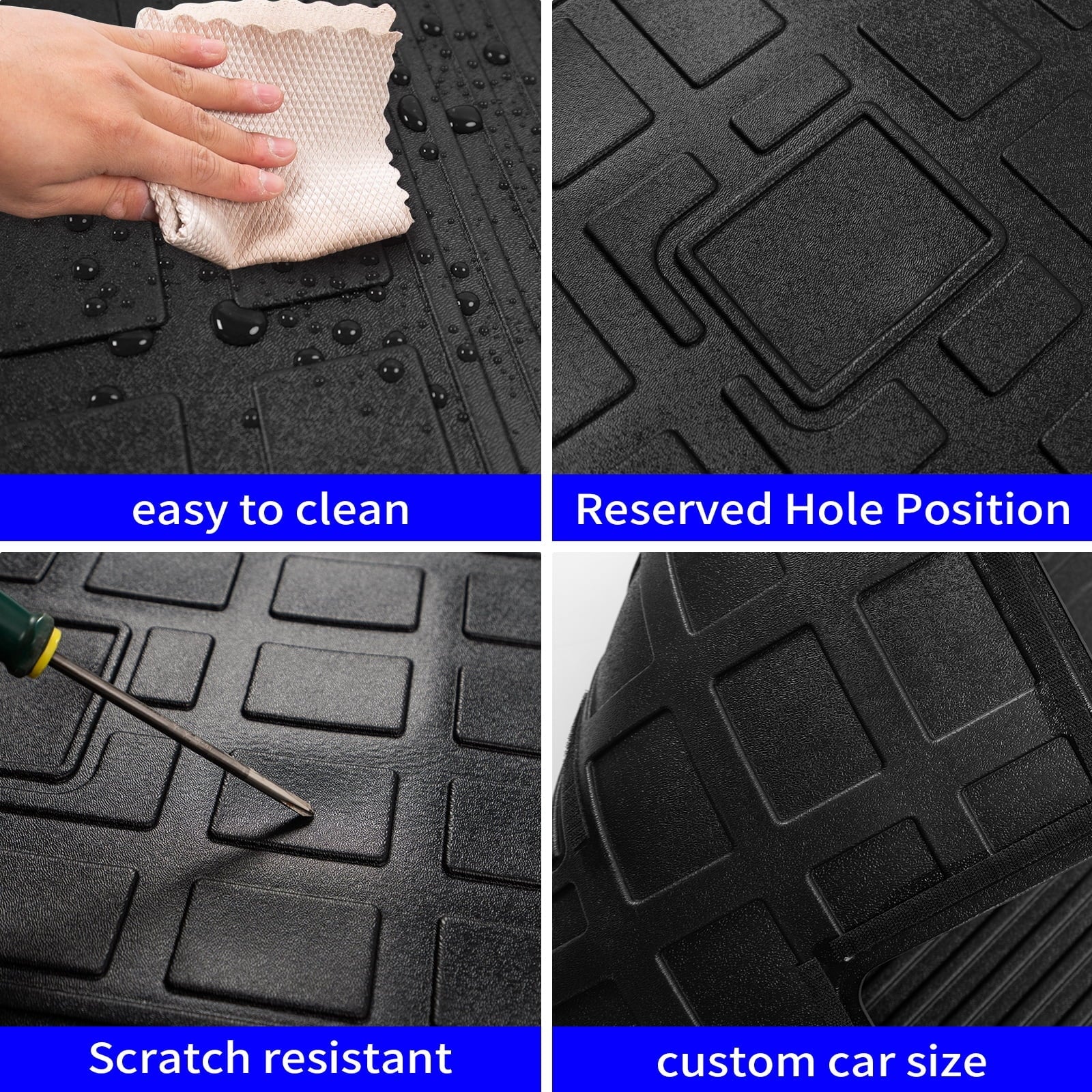 Fit 2019-2023 Jeep Cherokee Cargo Liner Trunk Mat Back Seat Shield Protector 2022 Jeep Cherokee Accessories