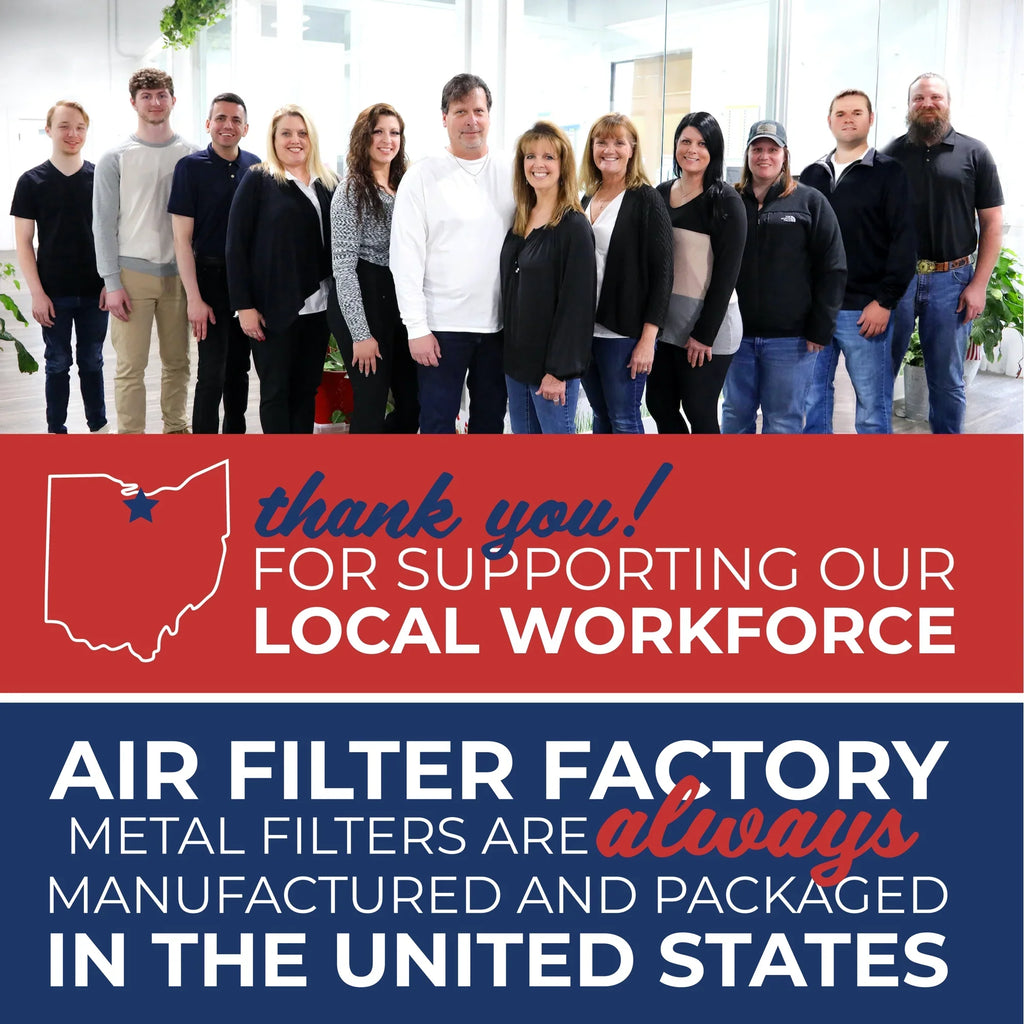2-Pack Matching with Honeywell 192141, F54C HVAC Furnace Aluminum Mesh Pre/Post Filters by Air Filter Factory