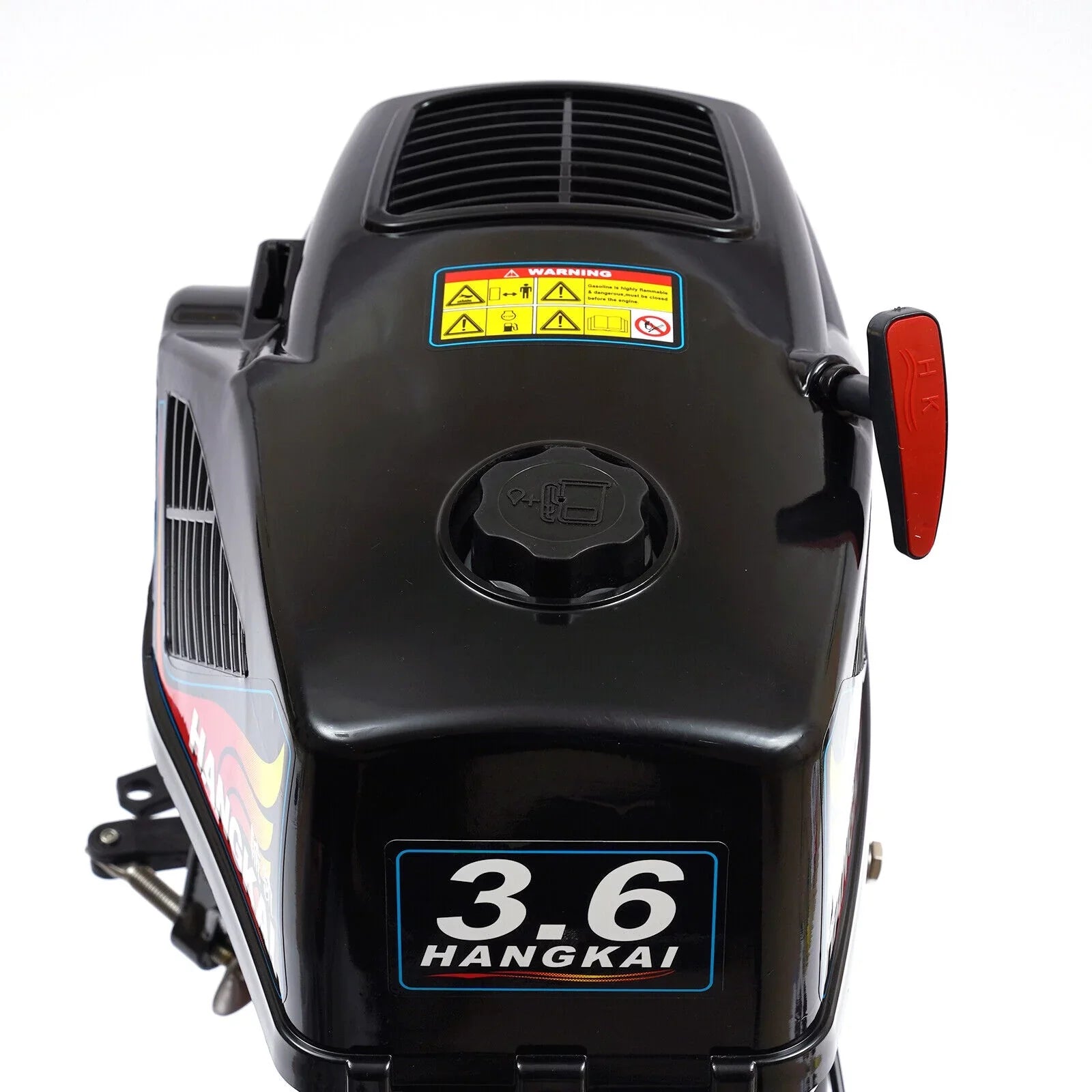HANGKAI 2-Stroke 3.6HP Electric Outboard Motor Vessel Engine Water Cooling CDI sys