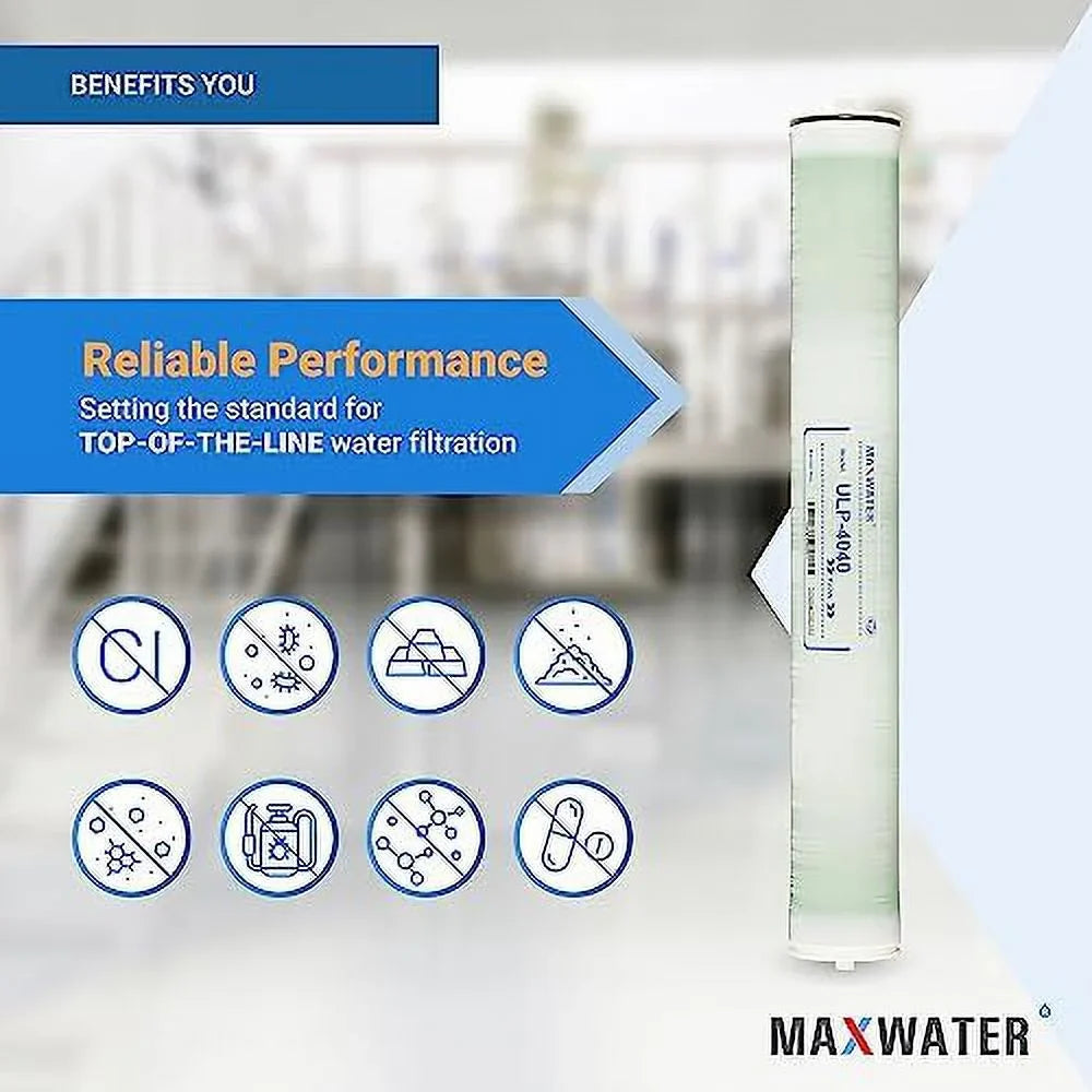 Heavy Duty Reverse Osmosis 4040 RO Membranes 4" X 40" Good For Industrial (Ulp 4040)