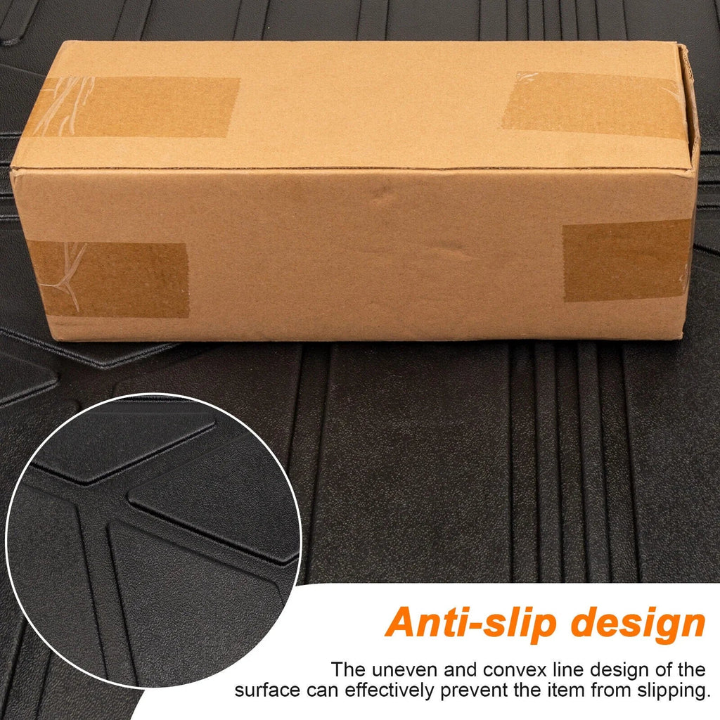 Trunk Mat Custom Fit Jeep Grand Cherokee 2011-2022 TPE Cargo Floor Carpet Rubber Car Rear Cargo Liner Protector All Condition Black