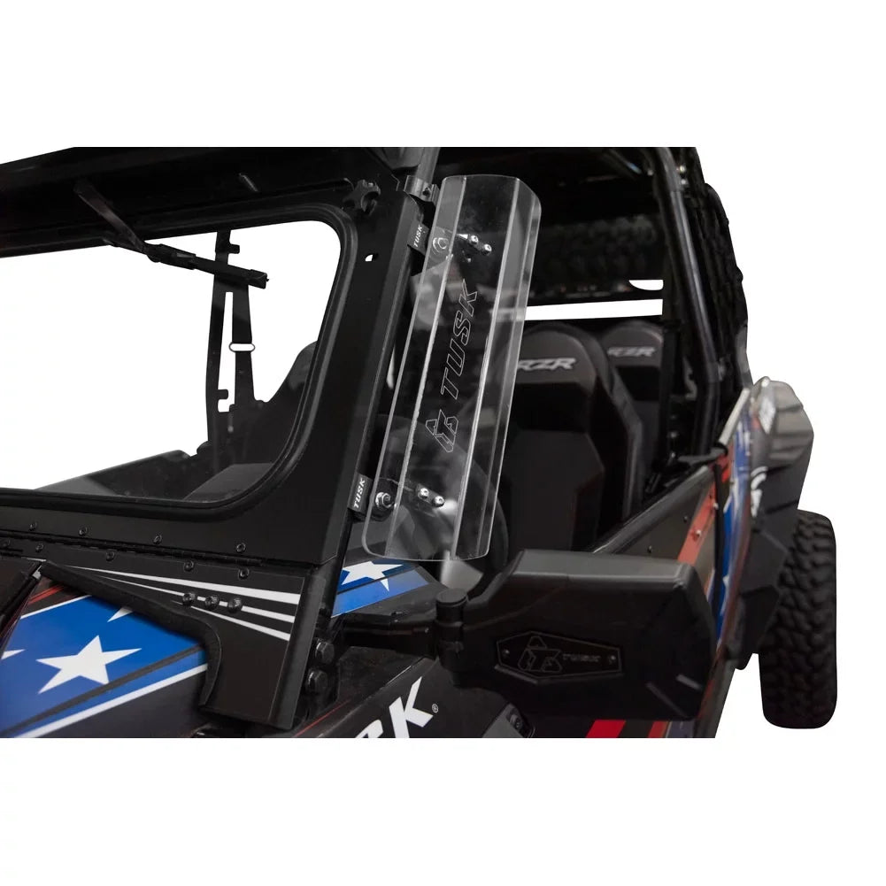 Tusk Wing Vent Kit 20" Wing with 1 3/4" Roll Cage Clamps for Polaris RZR XP Turbo EPS 2016-2021