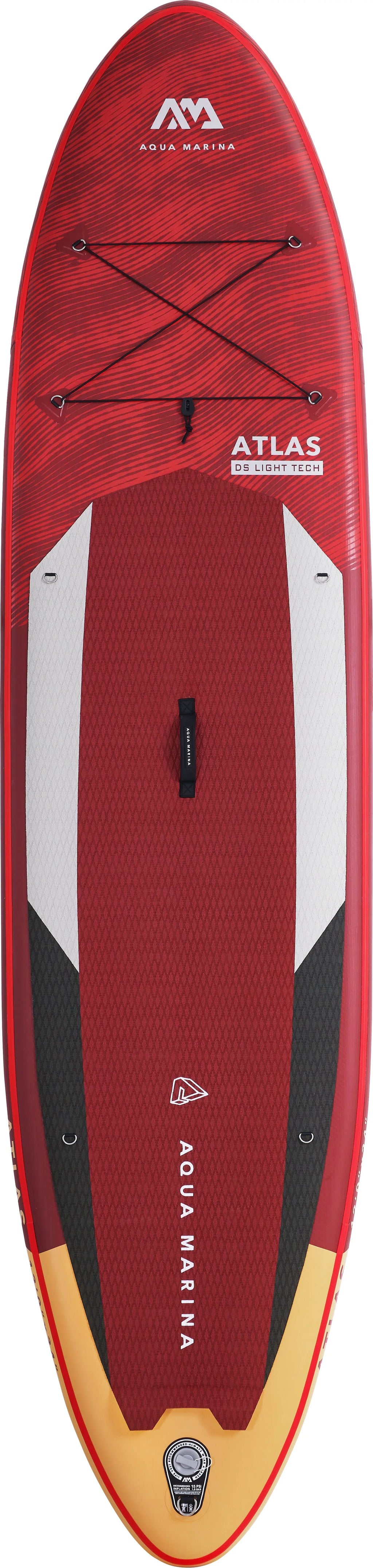Aqua Marina Stand Up Paddle Board - ATLAS 12'0" - Inflatable SUP Package, including Carry Bag, Paddle, Fin, Pump & Safety Harness