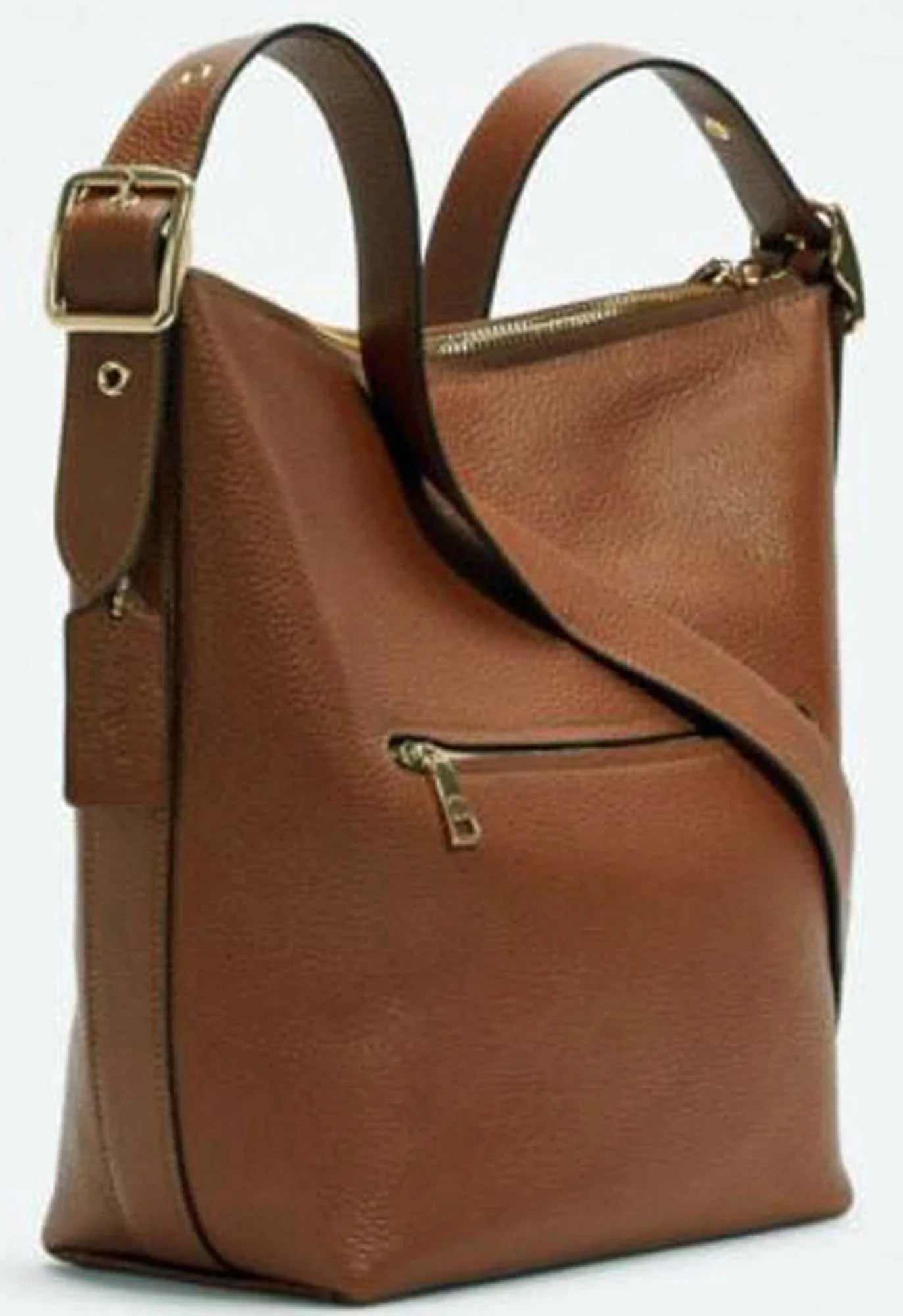 Coach (C2819) Val Redwood Refined Pebble Leather Duffle Shoulder Crossbody Bag