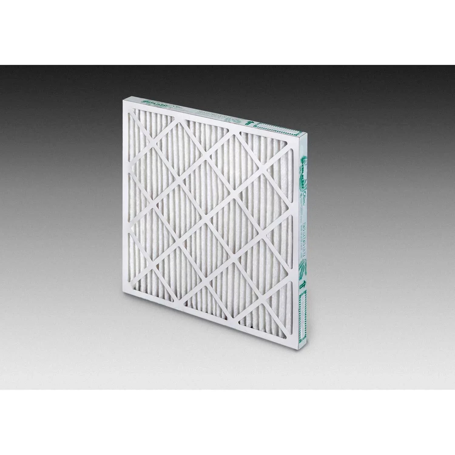 Global Industrial LEED Compliant Pleated Air Filter, MERV 13, 25"Wx16"Hx2"D, Lot of 12