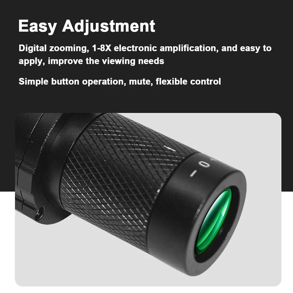 Portable Monocular Night-Visions Sight Device Day Night Use Telescopes 1.54inch Display Photo Taking Video Recording Infrared Digital Video Camera for Fishing Craft Wildlife Observation