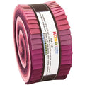 Robert Kaufman Kona Cotton Solids Powder Room Jelly Roll Up, 40 2.5x44-inch Cotton Fabric Strips