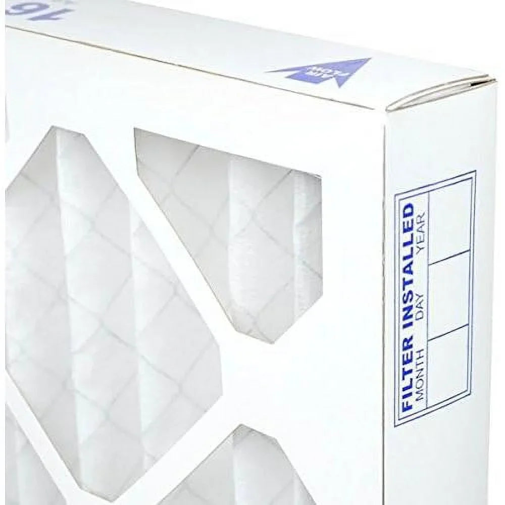 16X25x2 Air Filter MERV 11 Pleated HV Furne Air Filter, Allergy 6-Pk, Made In The