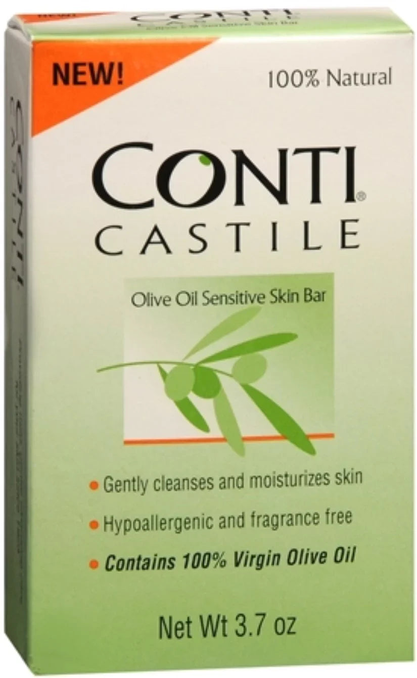Conti Castile Olive Oil Soap 4 oz (Pack of 6)