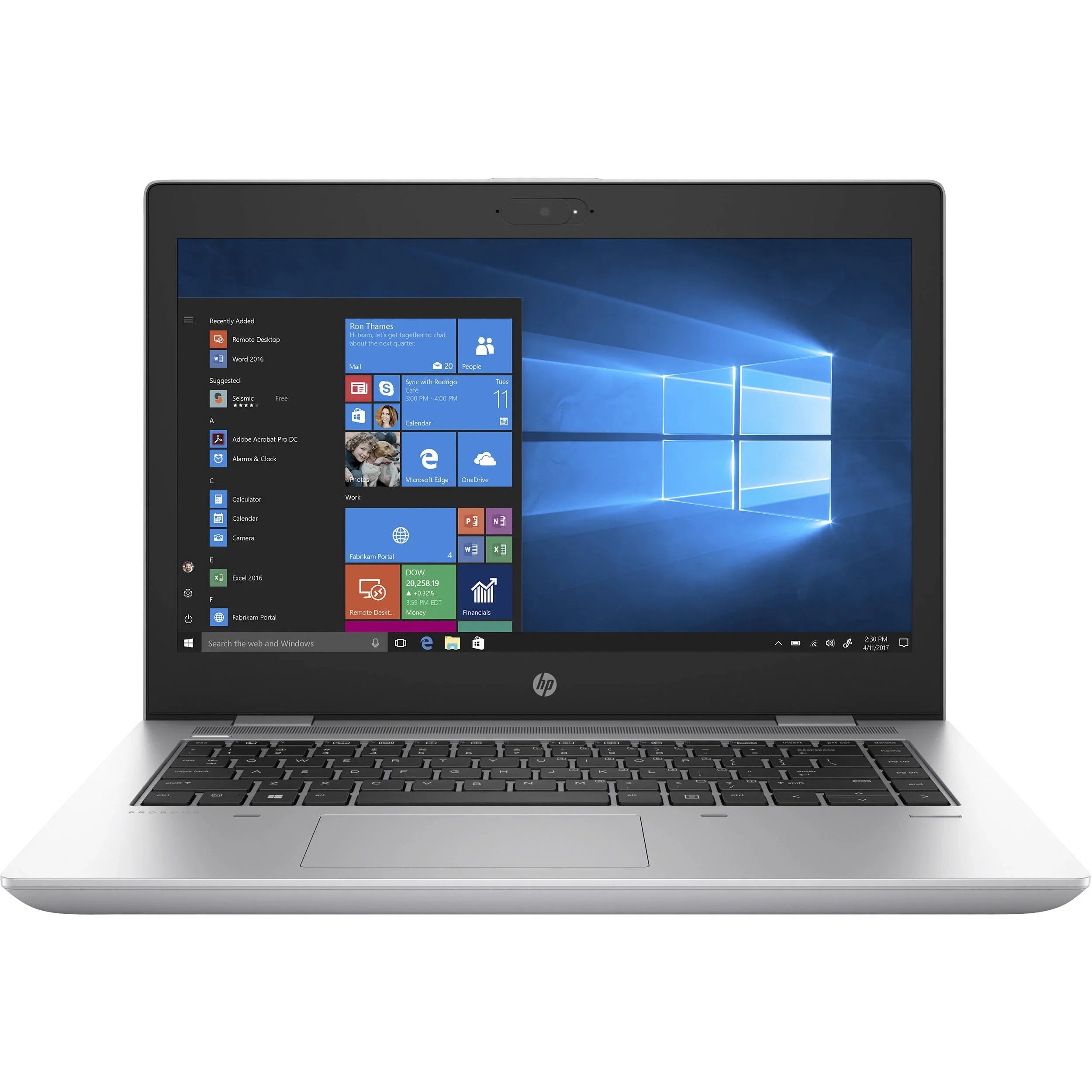 Restored HP Probook 640 G4 14" Laptop i5 1.70 GHz 16 GB 256 GB SSD W11P (Refurbished)