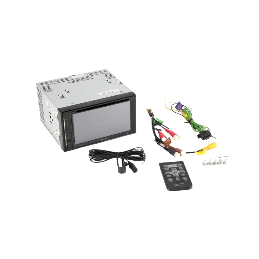 KIT4988 Bundle for 2000-2005 Pontiac Bonneville W/ Pioneer AVH-241EX Double DIN Car Stereo with Bluetooth/Backup Camera/Installation Kit/in-Dash DVD/CD AM/FM 6.2" Touchscreen Digital Media Receiver