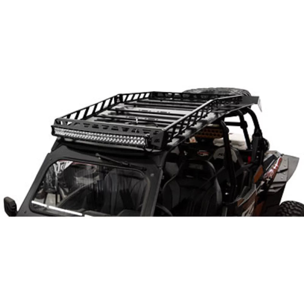 UTV Adventure Roof Rack Rack with Force Roof and V2 30" Lt. Bar Suitable With Polaris RZR XP 4 Turbo Limited Edition 2019