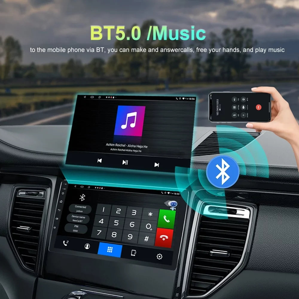 Android13 4-64G Car Radio Stereo for Chevy Silverado Tahoe Traverse GMC Sierra Yukon with Bluetooth GPS Navigation