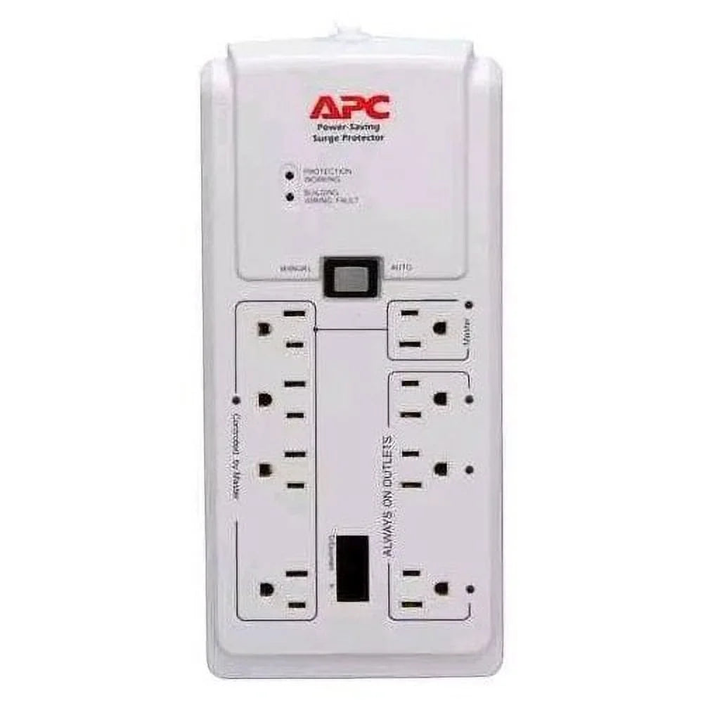 Home/Office SurgeArrest Protector 8 Outlets, 6 ft Cord, 2030 Joules, White