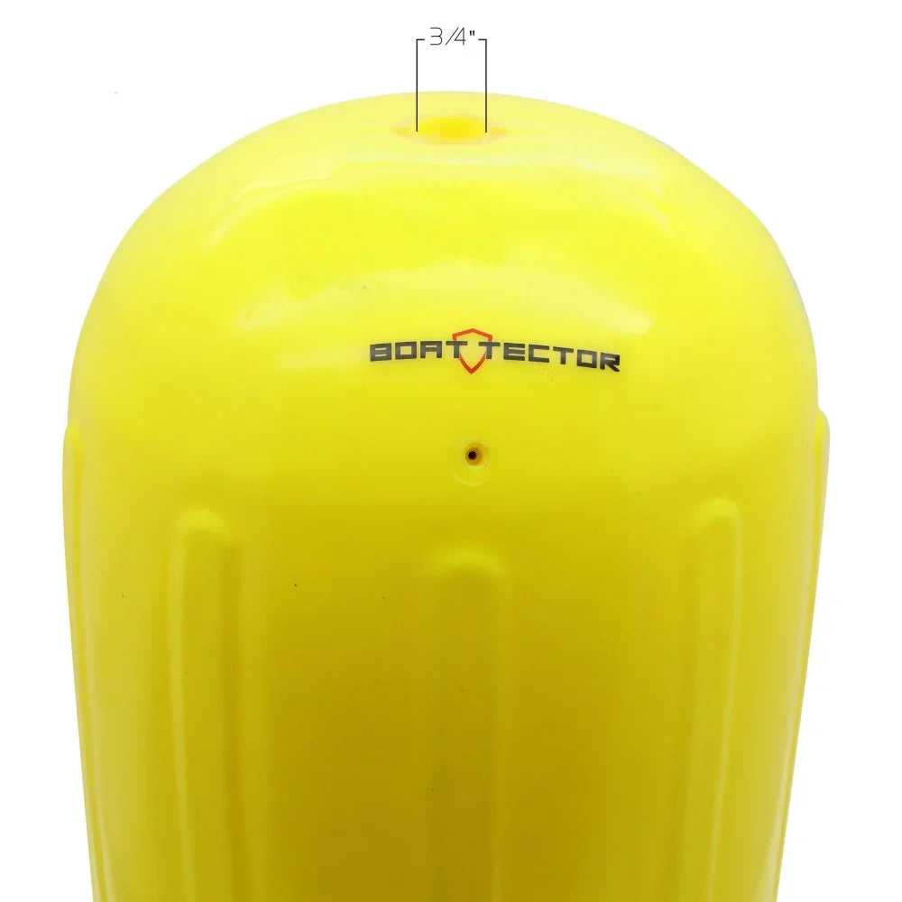 Extreme Max 3006.7733 Ship HTM Inflatable Fender - 8.5" x 20", Neon Yellow