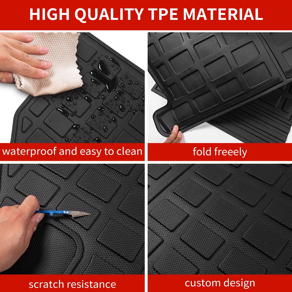 Fit 2012-2016 Honda CRV Back Seat Protector Cargo Liner Trunk Mat Backrest Mats 2015 CR-V Accessories