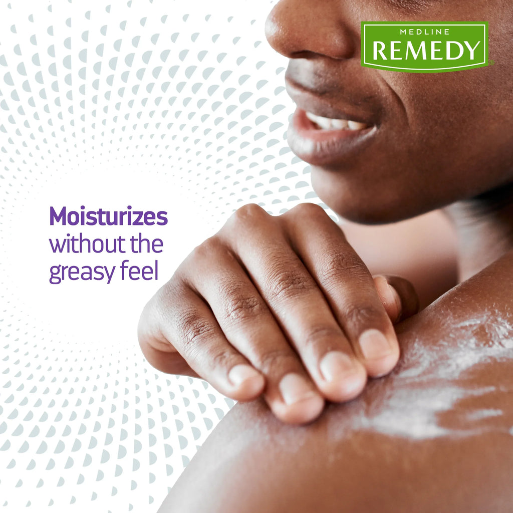 Medline Remedy Clinical Skin Cream, Vanilla Scent (32 fl oz), Moisturizing Face and Body Cream for All Ages