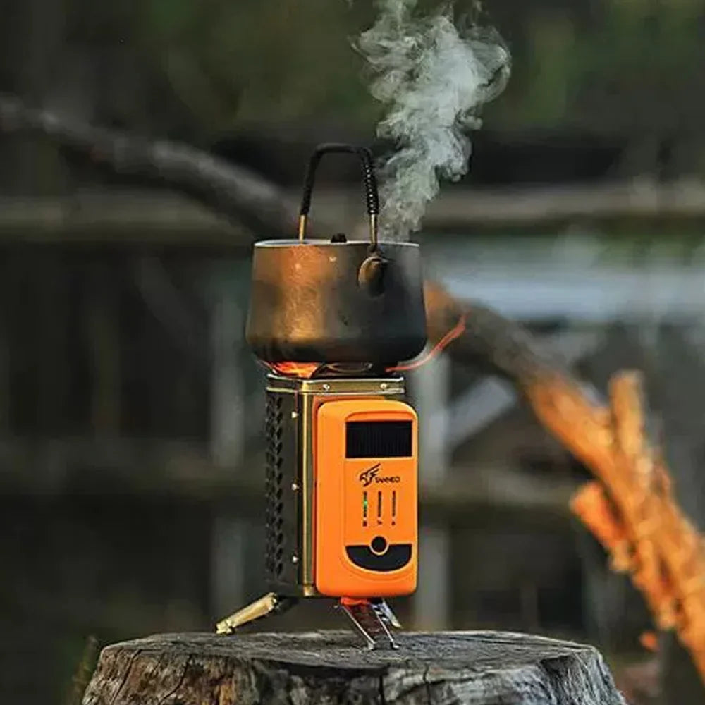 USB Rechargeable Camping SmokeFree Stove TANNEO Electric Furnace Hiking