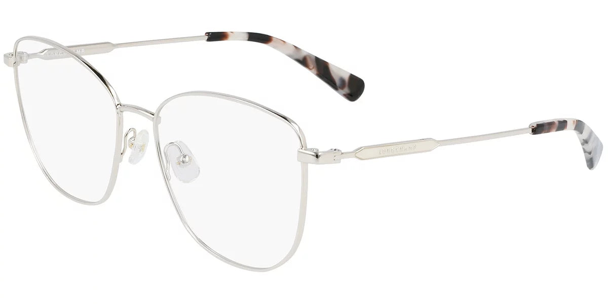 Longchamp LO2136 Full Rim Square Gold/Ivory Eyeglasses