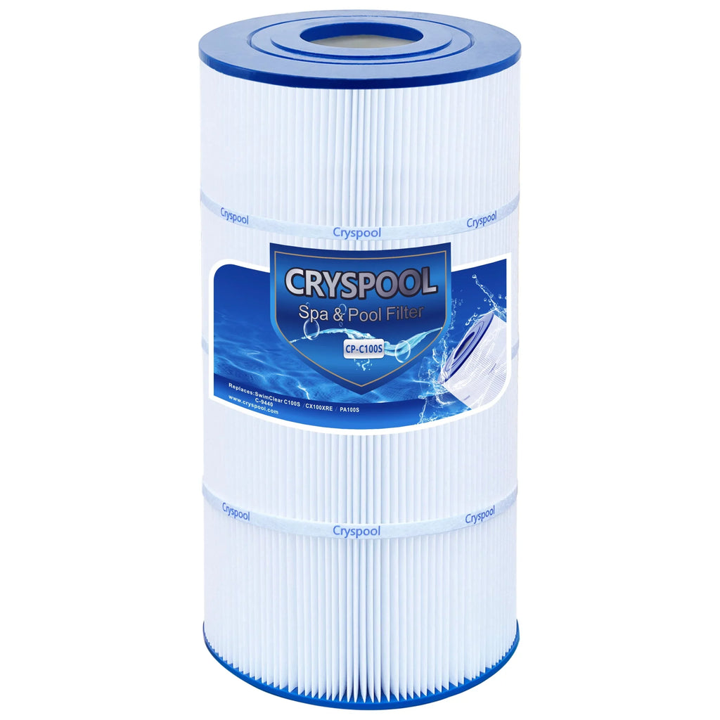 Cryspool Pool Filter Fitting with SwimClear C100S, CX100XRE, PA100S, Unicel C-9440, 100 sq.ft, 1 Pack