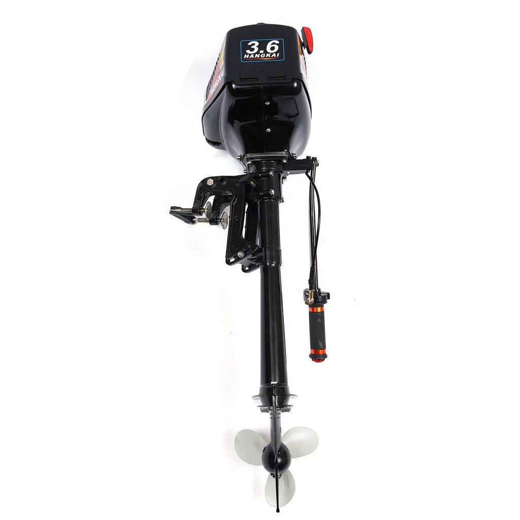 HANGKAI 2-Stroke 3.6HP Electric Outboard Motor Vessel Engine Water Cooling CDI sys