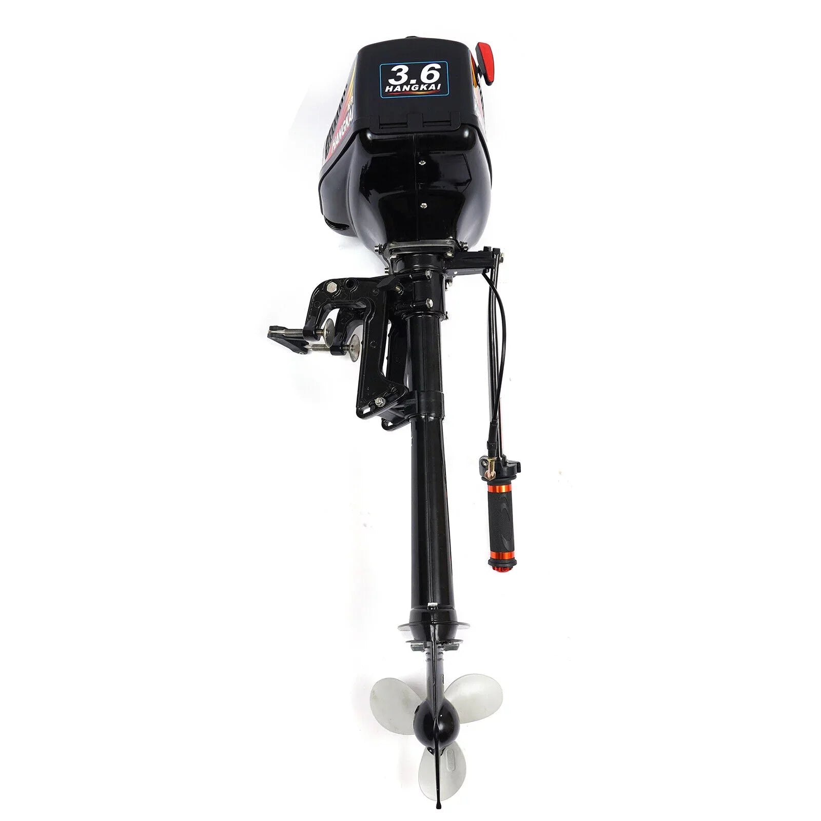 HANGKAI 2-Stroke 3.6HP Electric Outboard Motor Vessel Engine Water Cooling CDI sys