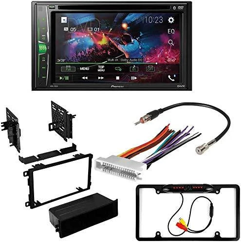 KIT4988 Bundle for 2000-2005 Pontiac Bonneville W/ Pioneer AVH-241EX Double DIN Car Stereo with Bluetooth/Backup Camera/Installation Kit/in-Dash DVD/CD AM/FM 6.2" Touchscreen Digital Media Receiver