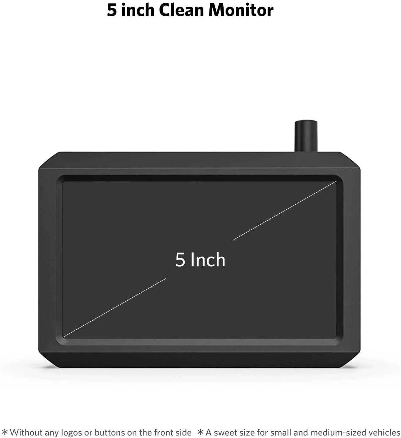 K7Pro HD Wireless Backup Camera for Trucks, Support 2 Cameras, 5″ TFT-LCD HD Monitor and Waterproof Rear View Camera for Car/SUV/Van/Mini RV/Pickup