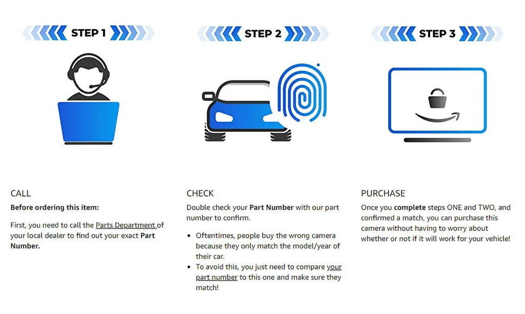 Master Tailgaters Backup Camera Replacement for Toyota Tacoma (2017-2021) OE Part # 86790-04040 -New